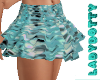 kid blue dot skirt