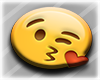 Kiss Emoji Headsign
