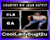 COUNTRY RIP JEAN OUTFIT