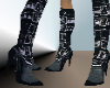 PVC Buckle Boots