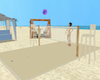 A Beach Volleyball Set