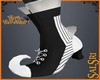 Black White Witch Boots