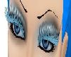light blue lashes