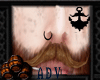 Caoba brown moustache