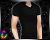 C; Plain Black Shirt