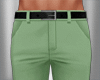 ! Slim Green Pants