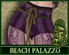 Beach Palazzo Purple