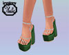 Mathy  green heels