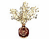 Vase red gold