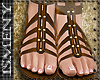 [Is] Flat Sandals Brown