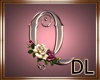 letter Q rose