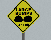 Sign - Large Bumps Ahead