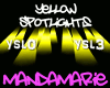 Yellow Spotlights