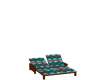 Teal Beach Chaise