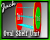 Oval Shelf Unit