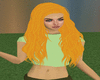 Burnt Yellow Female Hair