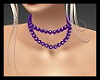 Pearls Necklace Purple