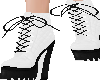 Black White Boots