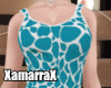 Crene Teal Blue Dress