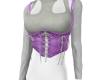 K. purple corset