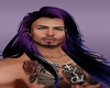 purple blue to blk