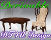 Derivable coffetable set