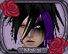 м| Black & Purple Hair
