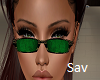Nerdy Glasses-Emerald