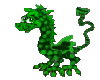 Cute green dragon