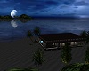 night beach  bungalo  
