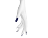 [MM] Navy Blue Sq Nails
