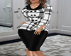 BLACK/WHITE PLAID SUIT