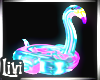 Neon Flamingo Float
