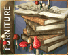 Books and Mushroom