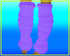 Lilac leg warmers