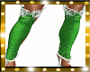 Long Green Glitter Boots