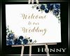 H. Welcome Navy Wedding