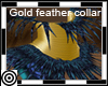 *m Gold Feather Collar