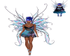 Blue Butterfly Fairy Har