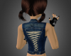 crisscross jean jacket