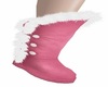 W! Kids Pink Fur Boots