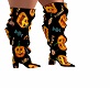 pumpkin witch boots