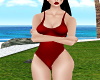 Holiday Red Swimsuit ~F