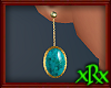 Chain Earrings Turquoise
