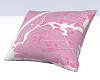 pink NY map pillow