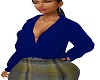 ByAS1~BLUE SILK BLOUSE2