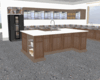 B~ Brown Kitchen Island