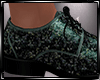 Turquo Suit Shoes Couple