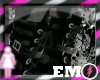 BLACK EMO HEELS