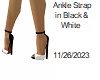 [BB] Ankle Strap B+W